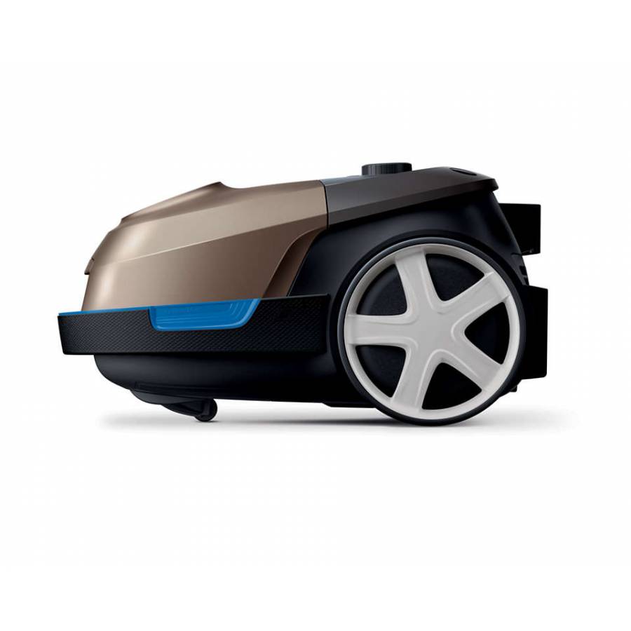 Aspirator Philips Cu Sac De 4 L, Microfiltru Pentru Motor, Filtru Antialergeni, Cuplaj Tub Activeloc, Buton Rotativ Pentru Control Energie, Putere 900 W, 77 Db, Putere Aspirare 750 W, Gri