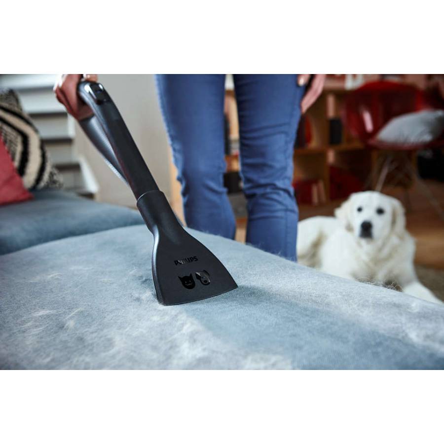 Aspirator Philips Profesional Cu Sac, Buton Rotativ De Control, Putere De Aspirare 750 W, 900 W, 77 Db, Roti Din Plastic, Cuplaj Tub Conic, Accesorii Incluse, Verde