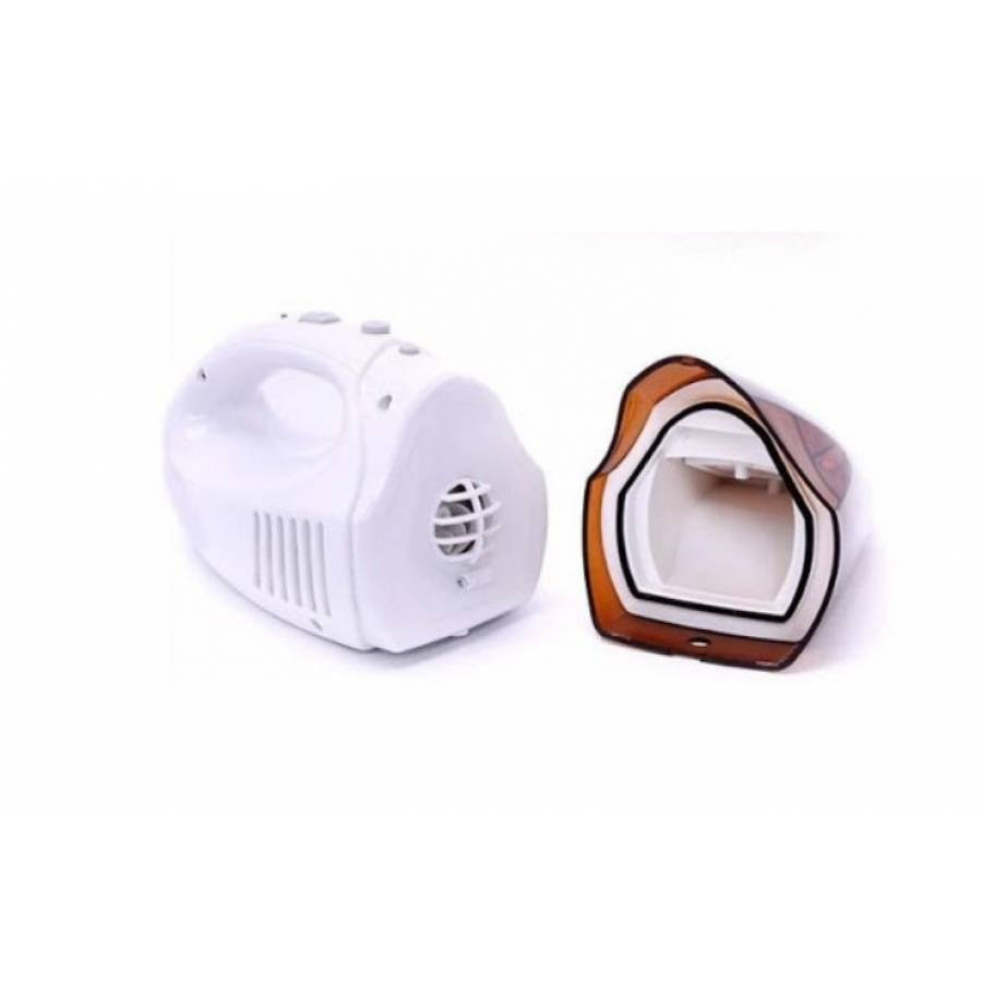 Aspirator Portabil KlaussTech De Mana Cu Filtru Permanent Lavabil, Indicator Luminos La Incarcare, Nivel Zgomot 80 Db, Putere 190 W, Suprafete Umede Si Uscate, Modern, Culoare Alb