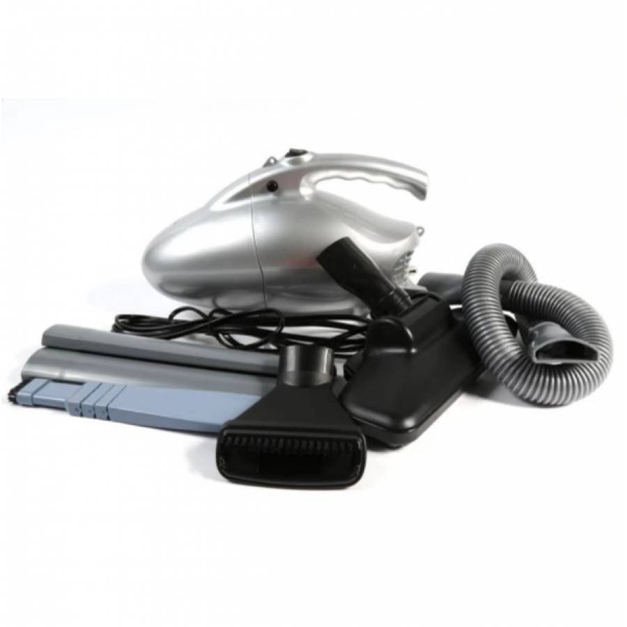 Aspirator Portabil Multifunctional KlaussTech, De Mana, Putere 1000w, Design Compact Si Ergonomic, Manevrabilitate Sporita, Alb