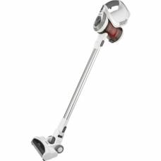 Aspirator Profesional 2 In 1 Vertical Sau De Mana, Filtru Hepa, Recipient 0.5 L, Perie Turbo, Lumina Led, Roti Din Cauciuc, Putere 130 W, Indicator Nivel Baterie, Alb