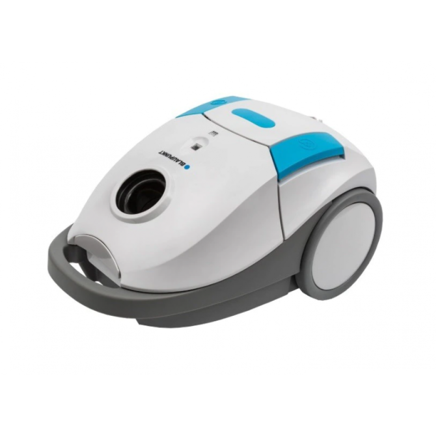 Aspirator Profesional Cu Sac, Putere 700w, 2l, Silentios 80 Db, Cablu 4.8 M, Multi-suprafete, Modern, Culoare Alb/albastru