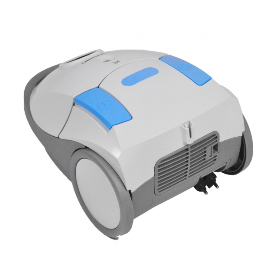Aspirator Profesional Cu Sac, Putere 700w, 2l, Silentios 80 Db, Cablu 4.8 M, Multi-suprafete, Modern, Culoare Alb/albastru
