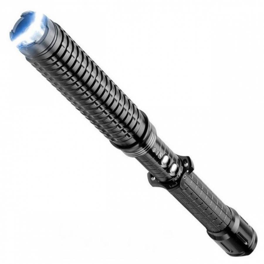 Baston Electrosoc Extensibil Cu Lanterna Klausstech KLX10S, 10000 W
