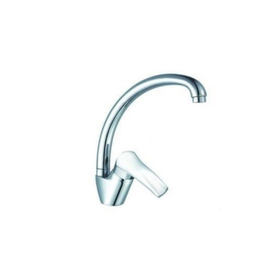 Baterie Klausstech De Bucatarie, Inox, Destinata Chiuvetei, Monocomanda, Cromata, Argintiu