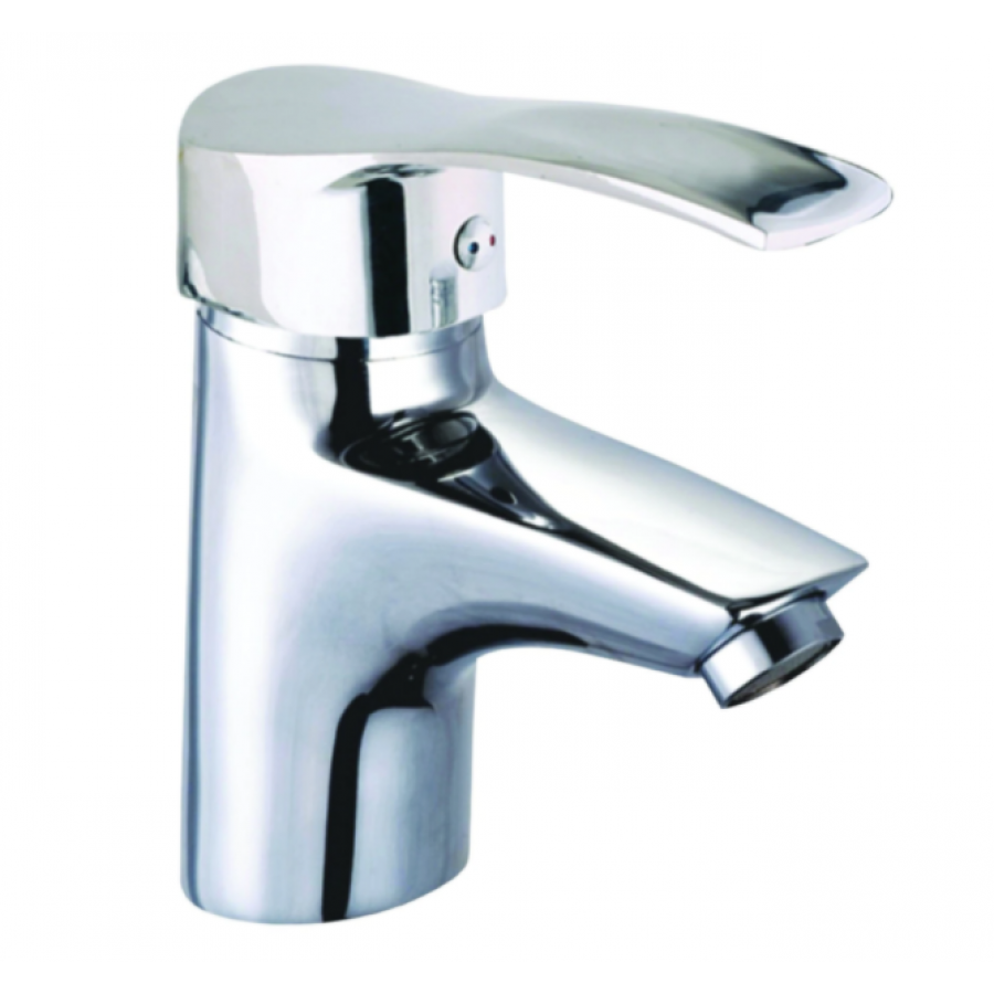 Baterie Lavoar, Alama, Ventil Cartus Ceramic 40mm, Consum Redus De Apa, Economic, Cromat, Argintiu