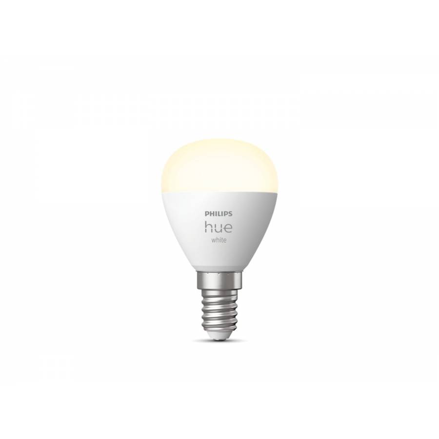 Bec Inteligent Cu Lumina Alba, Philips, Bluetooth, Utilizare Bridge, Temperatura 2700 K, Diametru 45 Mm, Zigbee, 470 Lm, 25000 Ore, Alb