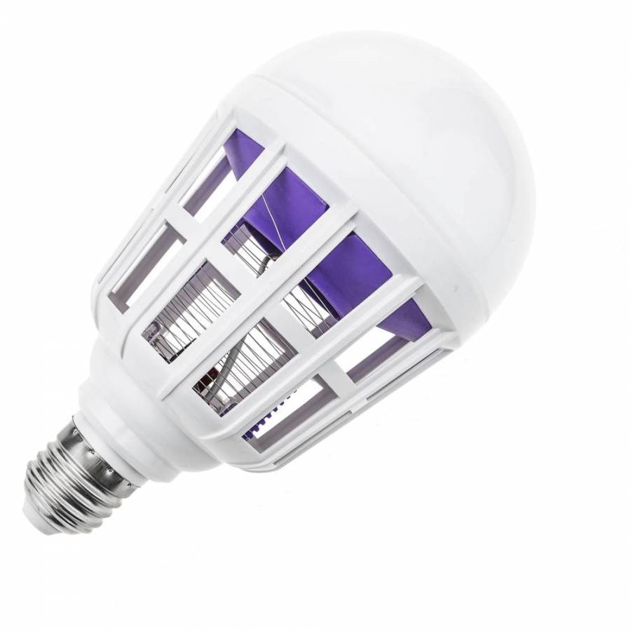 Bec Led Anti-insecte Klausstech, 12 W, Temperatura Culoare 6500 K, Flux Luminos 250 Lm, Soclu E 27, Protectie Supraincalzire, Design Ergonomic, Alb