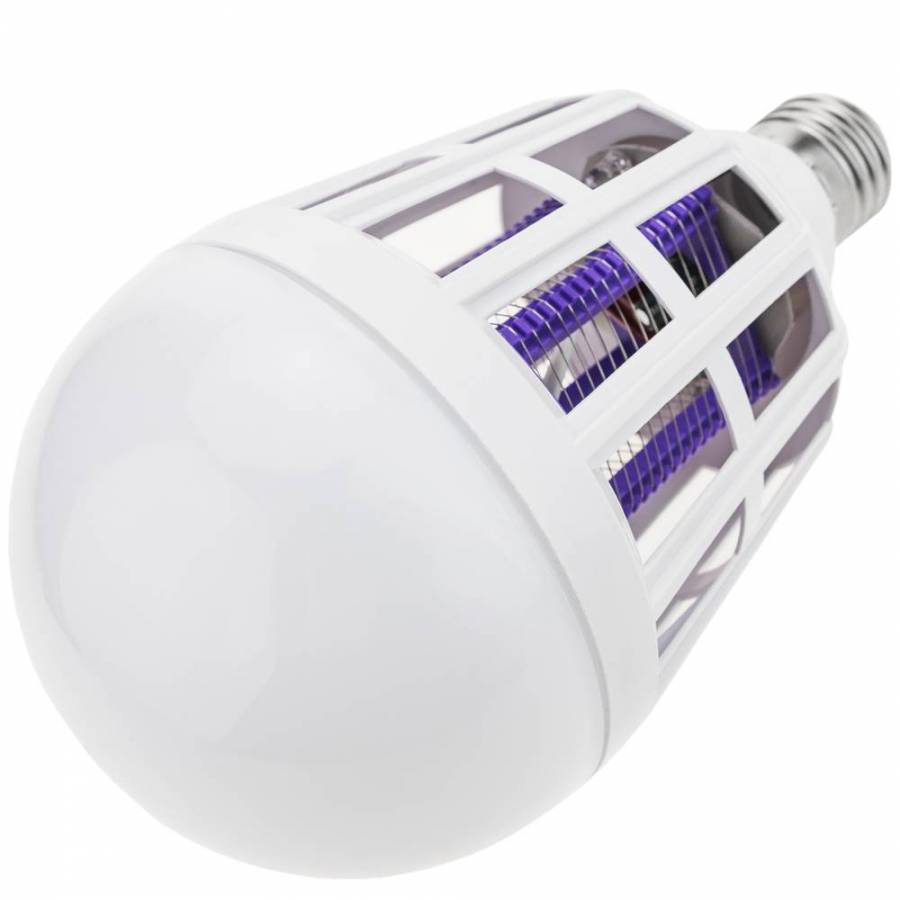 Bec Led Anti-insecte Klausstech, 12 W, Temperatura Culoare 6500 K, Flux Luminos 250 Lm, Soclu E 27, Protectie Supraincalzire, Design Ergonomic, Alb