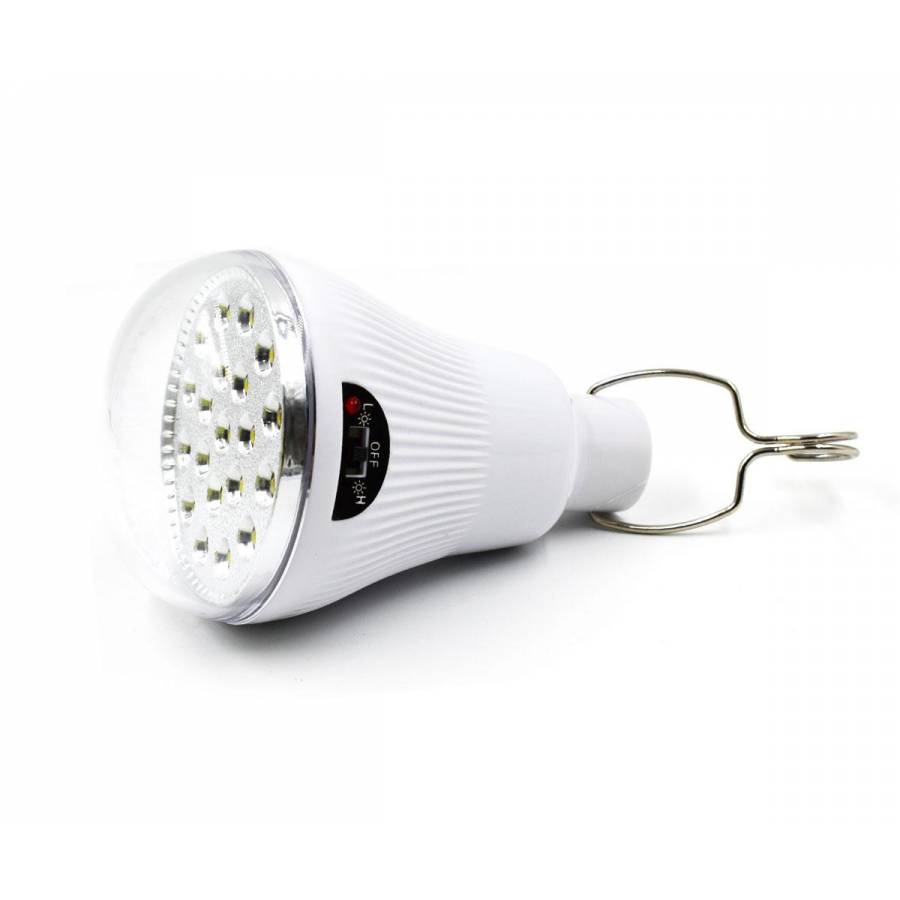 Bec Led Klausstech Incarcare Solara, Functionare 7 H,  Exterior, Panou Solar 6v, Buton On/off, Incarcare 6 - 10 H, Culoare Alb