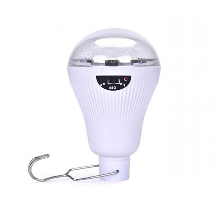 Bec Led Klausstech Incarcare Solara, Functionare 7 H,  Exterior, Panou Solar 6v, Buton On/off, Incarcare 6 - 10 H, Culoare Alb