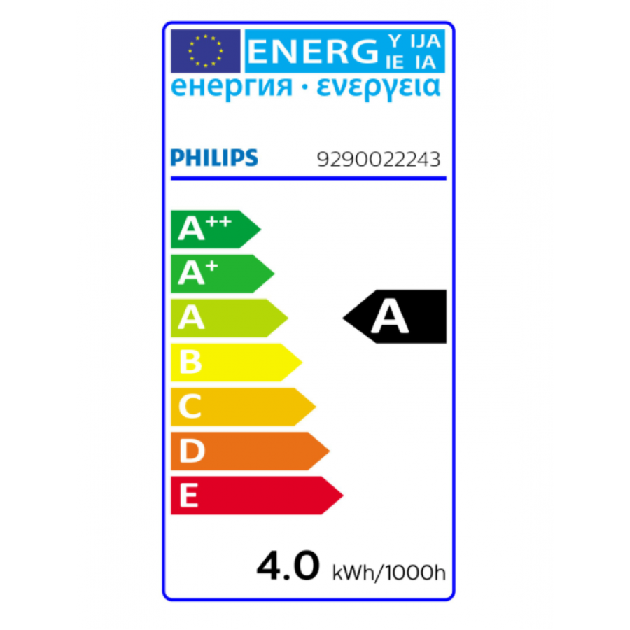 Bec Led Philips  Design Lumanare Cu  Intensitate Reglabila, 3,5 W – 15 W, Lumina Flacara, Soclu E14, 2000  K, 136  Lm, Autonomie 15000 H, Transparent