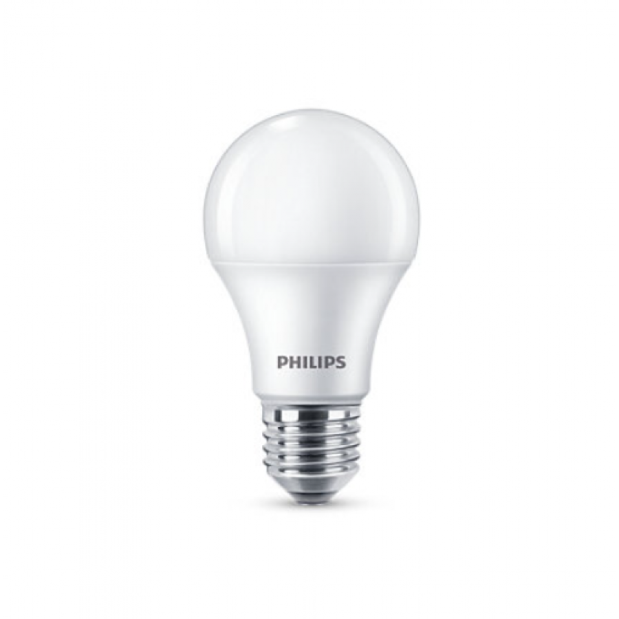 Bec Philips Led Cu Putere 9w (65w), Soclu E27, Lumina Naturala Rece, 950 Lm, 15000 H, Temperatura 6500 K, Tensiune 220 V, Alb