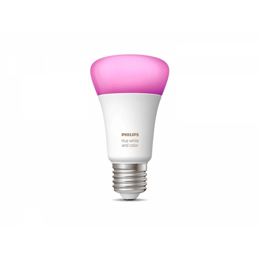 Bec Rgbw Smart Philips Cu Soclu E27, Control Prin Bluetooth, Bridge, 2000k-6500k, Diametru 60 Mm, 806 Lm, Putere 9w, 220-240 V, Alb