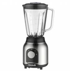 Blender Electric Cu Putere De 600 W, Rasnita Inclusa, Tensiune 220-240 V, Capacitate De 1.5 L, Cablu Alimentare 1.2 M, Cutite Din Inox, 2 Viteze, Negru/gri