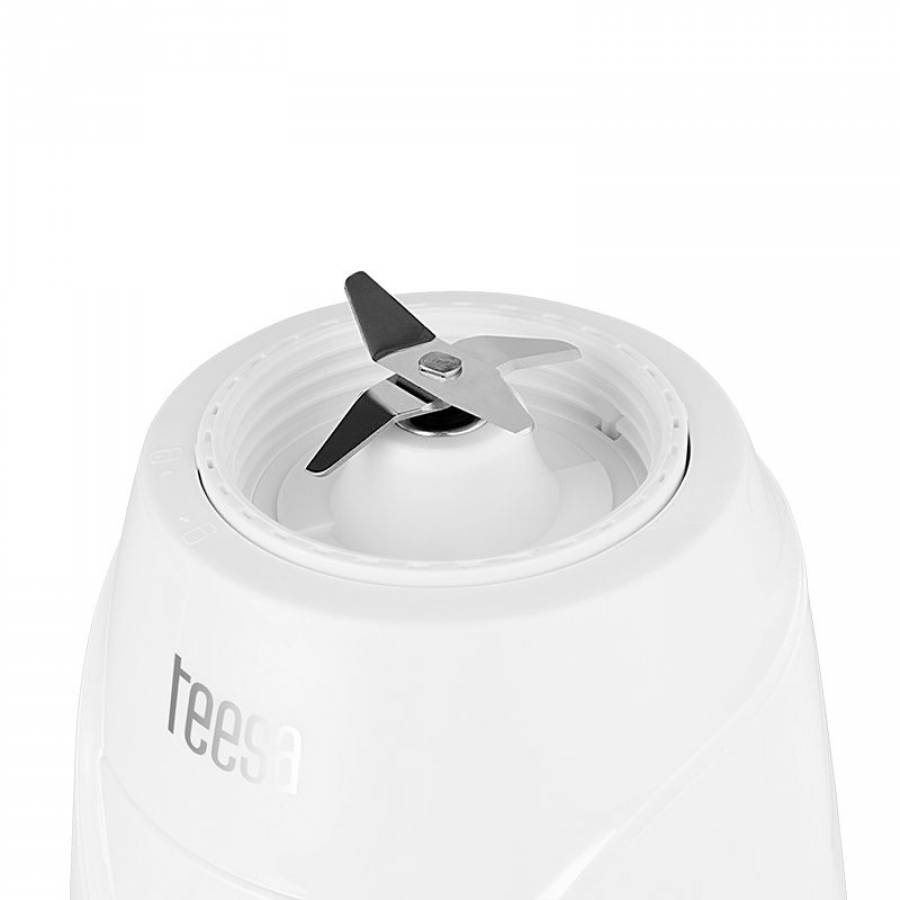 Blender Multifunctional, 600 W, 20.000 Rpm, Capacitate Recipient 2 X 600 Ml, Lamela Dubla, Picioare Anti-alunecare, Dimensiuni Reduse, Alb