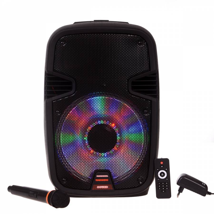 Boxa Activa Tip Troller, telecomanda Inclusa, Cititor Stick  Usb , Card Sd, Conectivitate Bluetooth, Putere 300 W