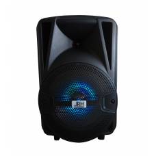 Boxa Audio Activa Jrh Cu Amplificator Integrat , Telecomanda Inclusa , Conectivitate Prin Functia Bluetooth, Port Usb, Incinta Abs , Microfon Cu Fir