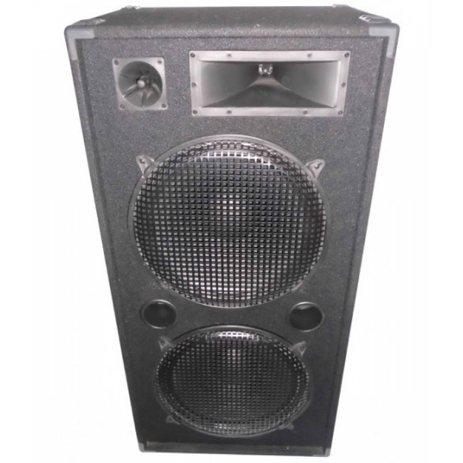 Boxa Audio Ibiza Sounds ,  3cai 2x15 Inch/38cm , Putere 400w Rms , Impedanta 8 Ohm , Sensibilitate 89 Db (+/- 3 Db) , 20 Hz - 20 Khz , Negru