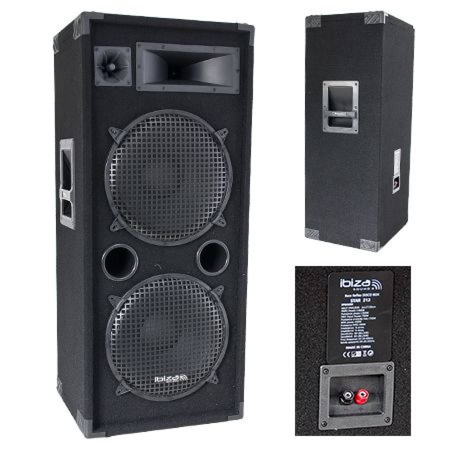 Boxa Audio Klausstech, 3cai 2x15 Inch/38cm ,  400w Rms , Impedanta 8 Ohm , Sensibilitate 89 Db (+/- 3 Db) , 20 Hz - 20 Khz , Negru