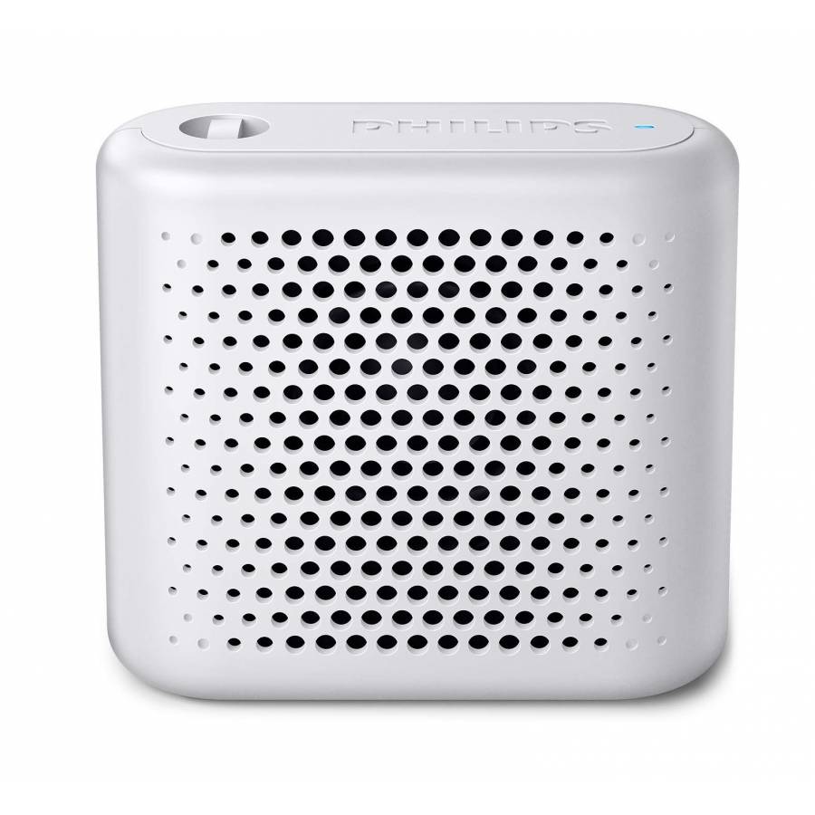Boxa Audio Philips Wireless, 2 W Cu Tehnologie Bluetooth, Functie Anti-distorsiuni, Baterie Reincarcabila, Sensibilitate 42 Db, Culoare Alb