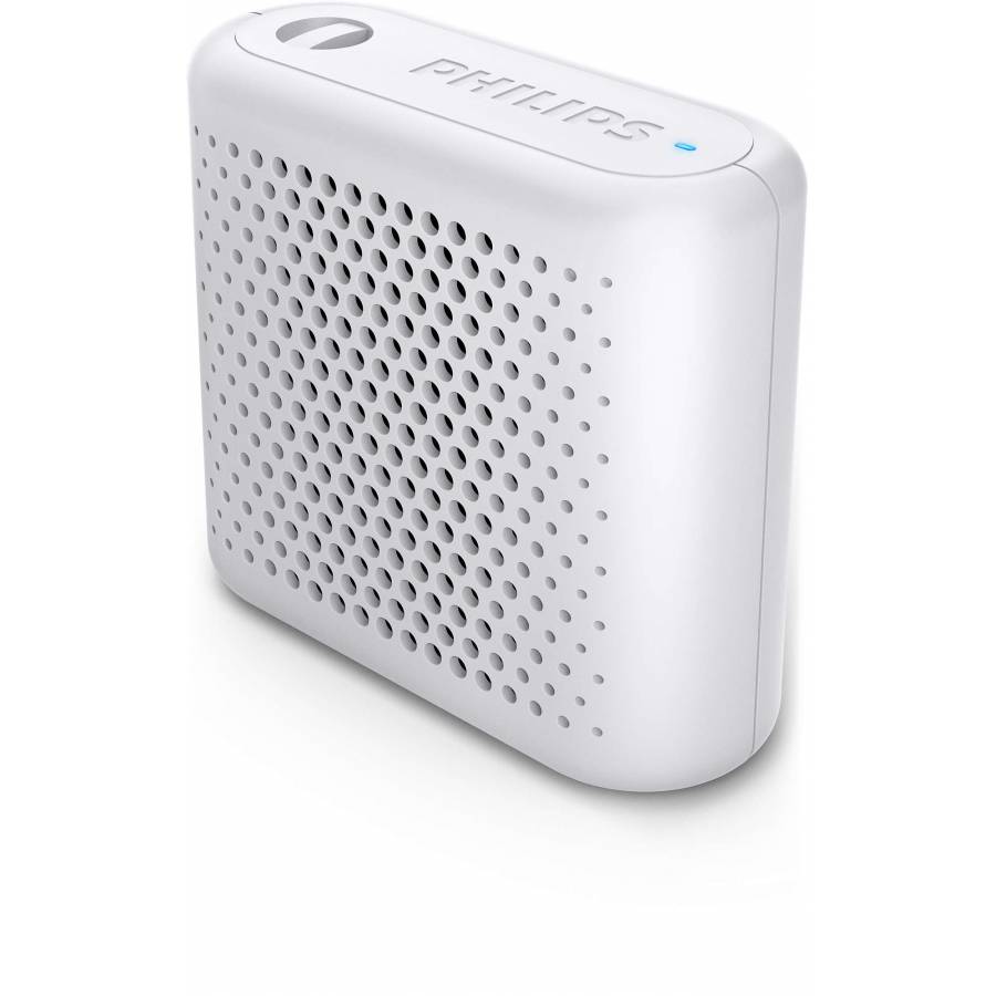 Boxa Audio Philips Wireless, 2 W Cu Tehnologie Bluetooth, Functie Anti-distorsiuni, Baterie Reincarcabila, Sensibilitate 42 Db, Culoare Alb