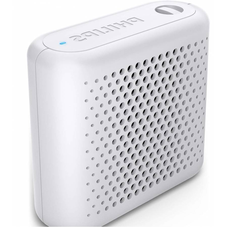 Boxa Audio Philips Wireless, 2 W Cu Tehnologie Bluetooth, Functie Anti-distorsiuni, Baterie Reincarcabila, Sensibilitate 42 Db, Culoare Alb