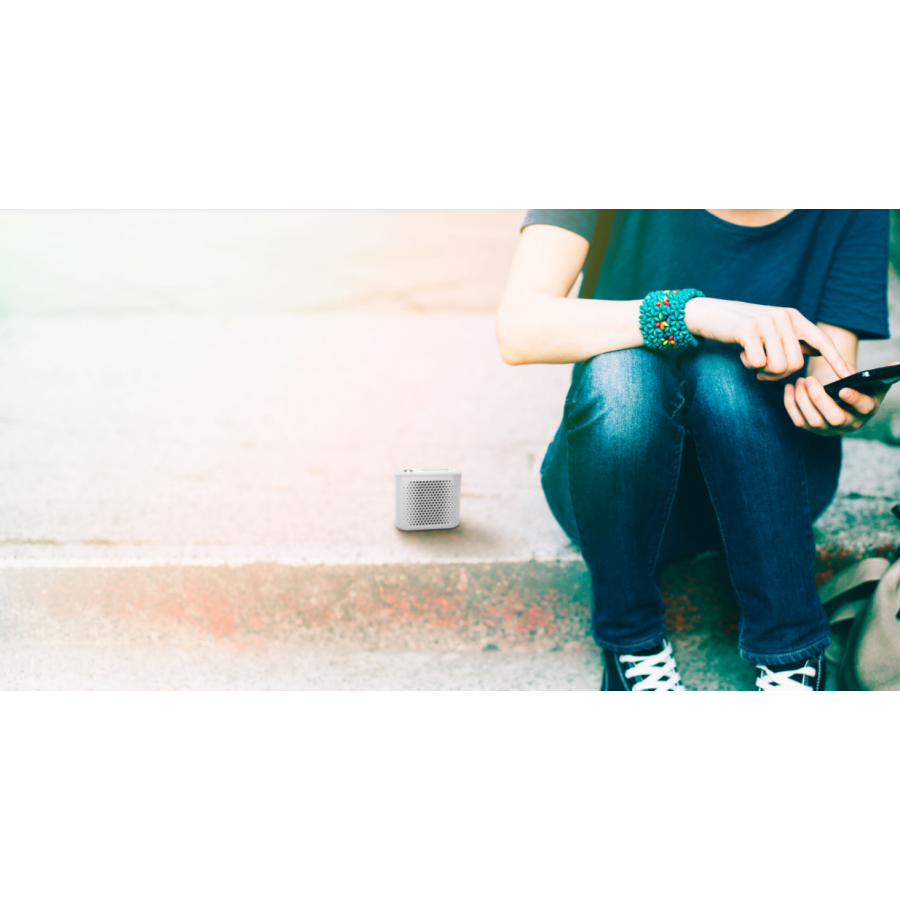 Boxa Audio Philips Wireless, 2 W Cu Tehnologie Bluetooth, Functie Anti-distorsiuni, Baterie Reincarcabila, Sensibilitate 42 Db, Culoare Alb