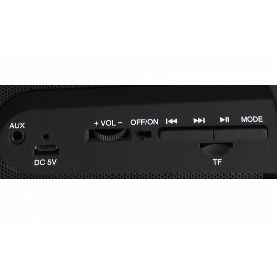 Boxa Audio Portabila, Activa, Conectivitate Prin Functia Bluetooth, 4 Inch Subwoofer, Radio Fm, Capacitate Baterie 1000 Mah, Intrare Aux, Negru