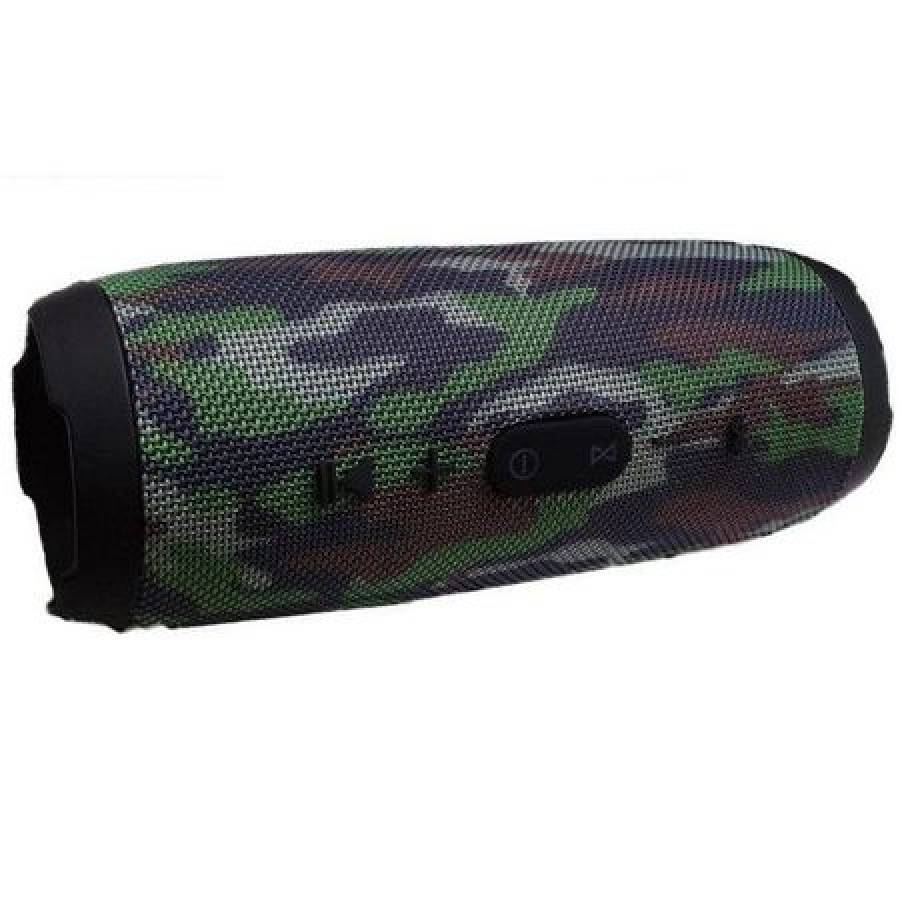 Boxa Audio Portabila Charge Camouflage Mm4bk Cu Conector Usb, 10 W,  Tehnologie Conectare Bluetooth, Intrare Card Tf, Jack Aux 3.5mm, Camuflaj