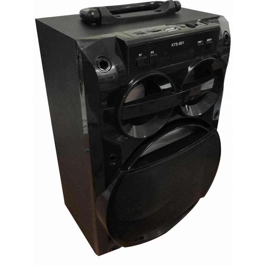 Boxa Audio Portabila , Conectivitate Bluetooth, Radio Fm, Usb, Aux, Led , Baterie 800 Mah , Curent Incarcare Dc-5v , 10 W , 150hz-18khz