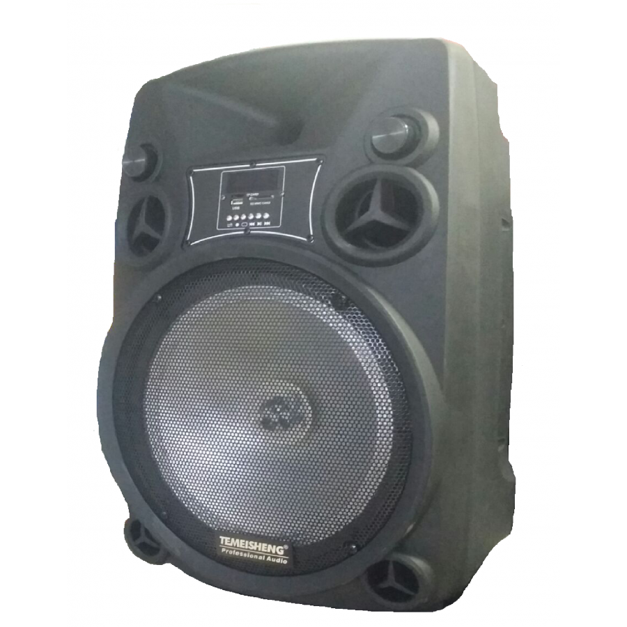 Boxa Audio Portabila Temeisheng, Conectivitate Prin Bluetooth , Putere Rms 100 W , Port Usb, Card Microsd , Frecventa 50hz-20khz  , Impedanta 4 Ohmi , Culoare Negru