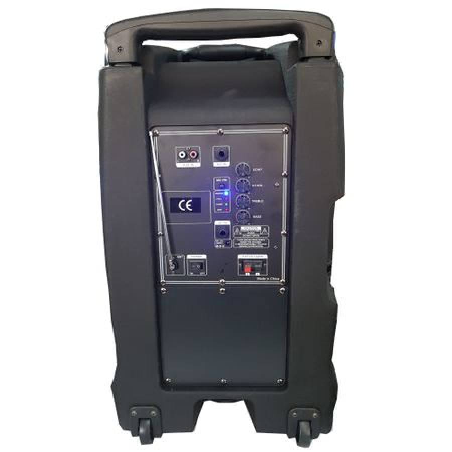 Boxa Audio Portabila Temeisheng, Conectivitate Prin Bluetooth , Putere Rms 100 W , Port Usb, Card Microsd , Frecventa 50hz-20khz  , Impedanta 4 Ohmi , Culoare Negru