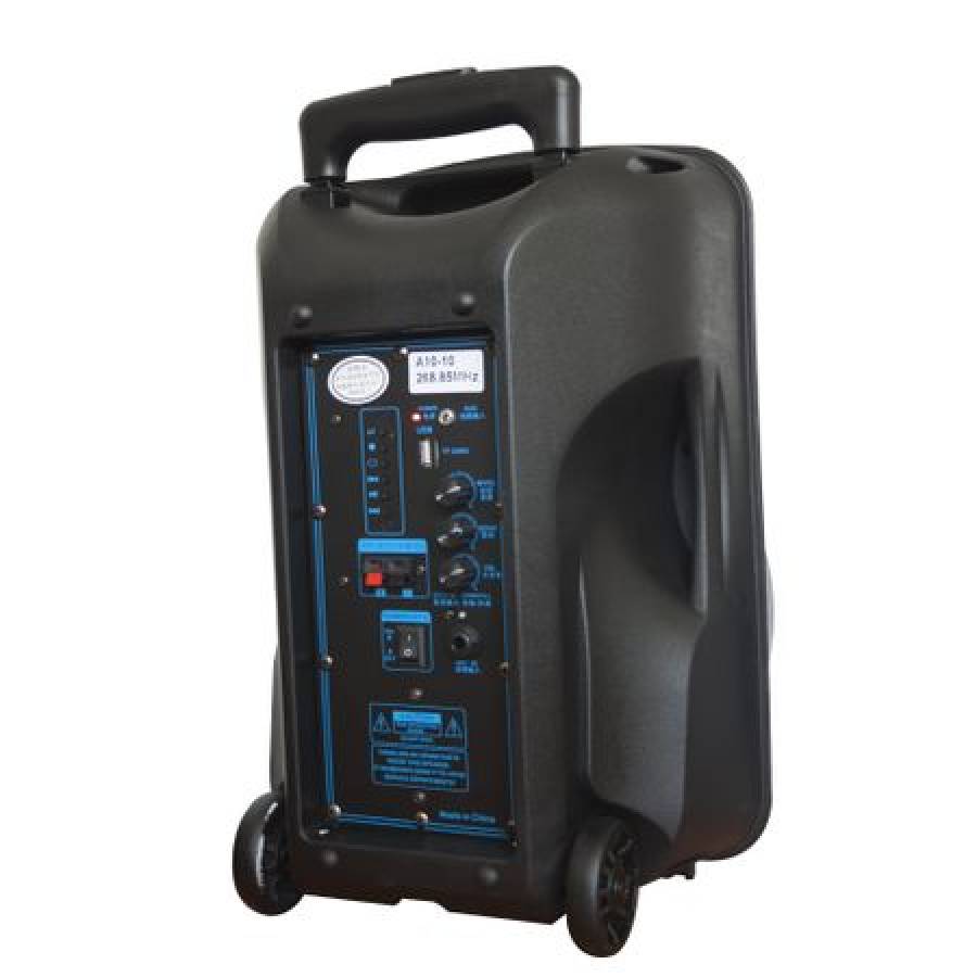 Boxa Audio Profesionala Temeisheng  Cu Port Usb, Card Microsd/tf, Aux In , Microfon Inclus , 16 Ohmi , Putere 50 W , Negru