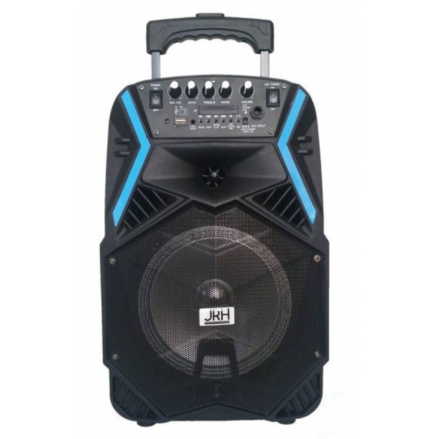 Boxa Audio Professionala 200w Cu Bluetooth , Usb Si Tf Card , Display Digital , Intrare Microfon Jack 6,5 Mm