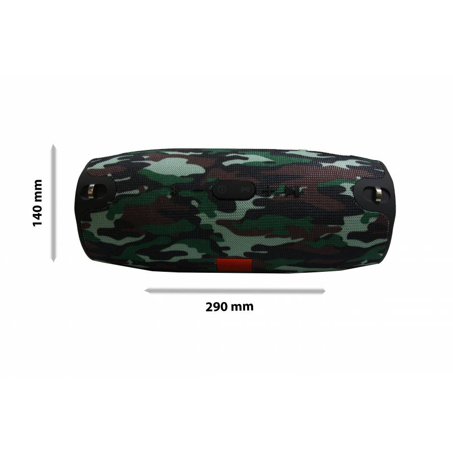 Boxa Charge, Boombox , Waterproof , 10000 Mah Cu Bluetooth , Usb, Aux Intrare, Camouflage , 5 V Iesire Pentru Incarcare Telefon