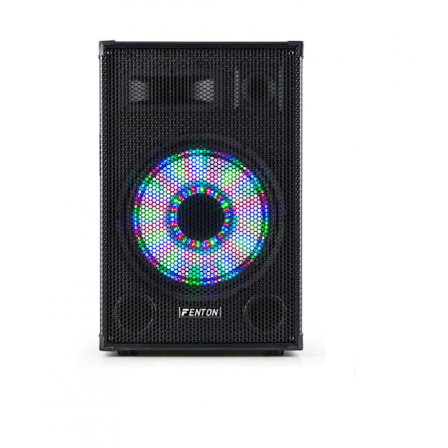 Boxa Cu Difuzor Pasiv Pe 3 Cai, Functie Led Rgb, Woofer De 12 Inch, Putere De 600 W, Corn Central, Impedanta 8 Ohmi, Culoare Negru