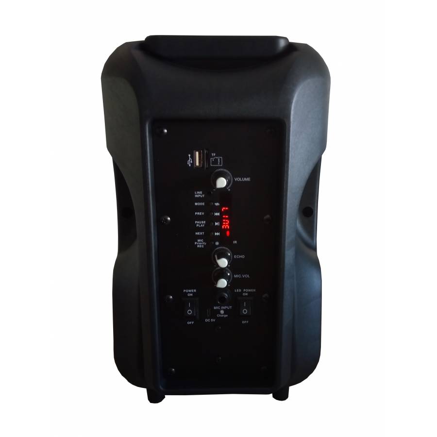 Boxa Cu Statie Activa Tip Troller,boombastic ,1 Microfon Cu Fir , Cititor Stick , Card Sd,bluetooth