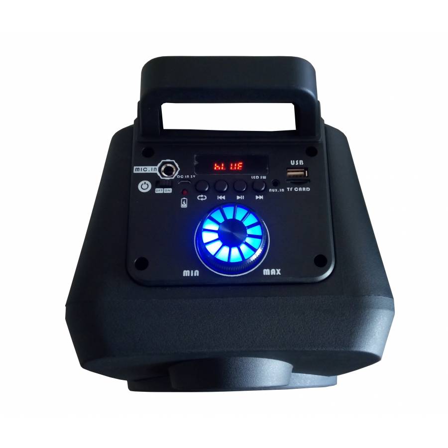 Boxa Jrh Portabila , Conectivitate Bluetooth , 130 W , Port Usb , Tf Card Si Microsd , Joc De Lumini , Microfon Cu Fir