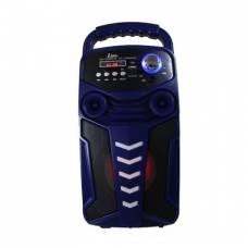 Boxa Karaoke Wireless , Conectivitate Bluetooth , Port Usb, Telecomanda , Card Reader, Li-ion 1800mah , Putere Rms 50 W ,  Culoare Albastru