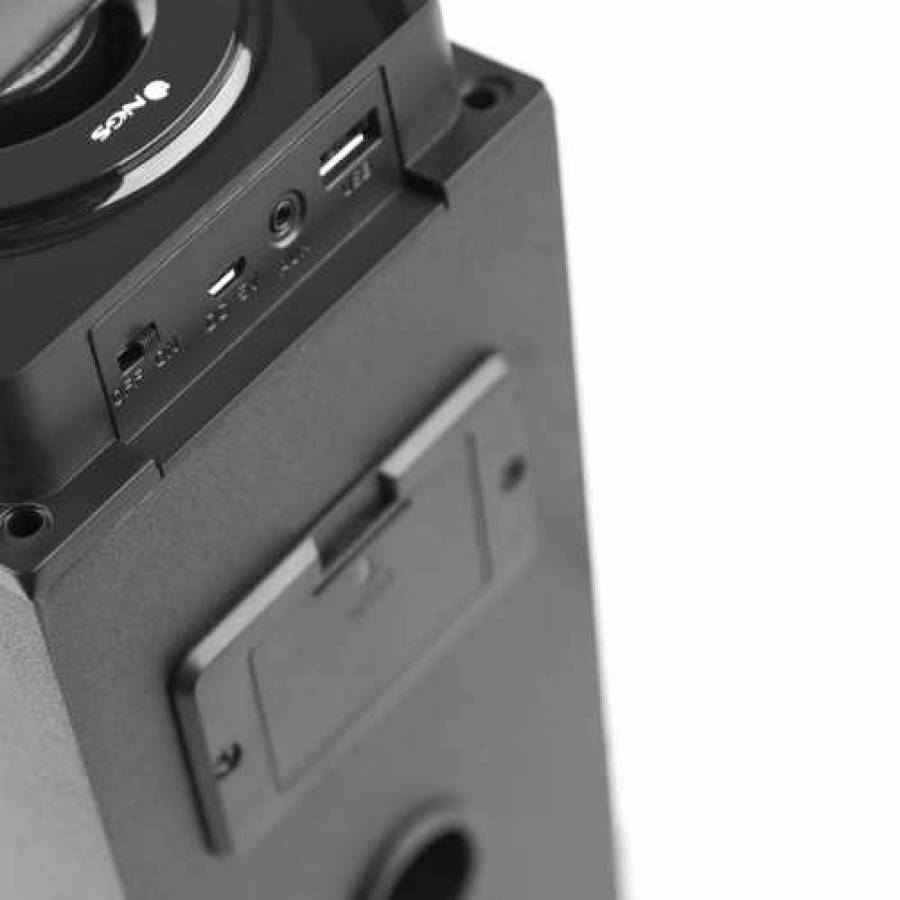 Boxa Ngs Starlight Portabila Cu Functia Bluetooth Inclusa , Putere Rms 20 W ,  Radio Fm , Port Usb , Aux In, Baterie Reincarcabila 800 Mah , Impedanta 4 Ohmi , Negru