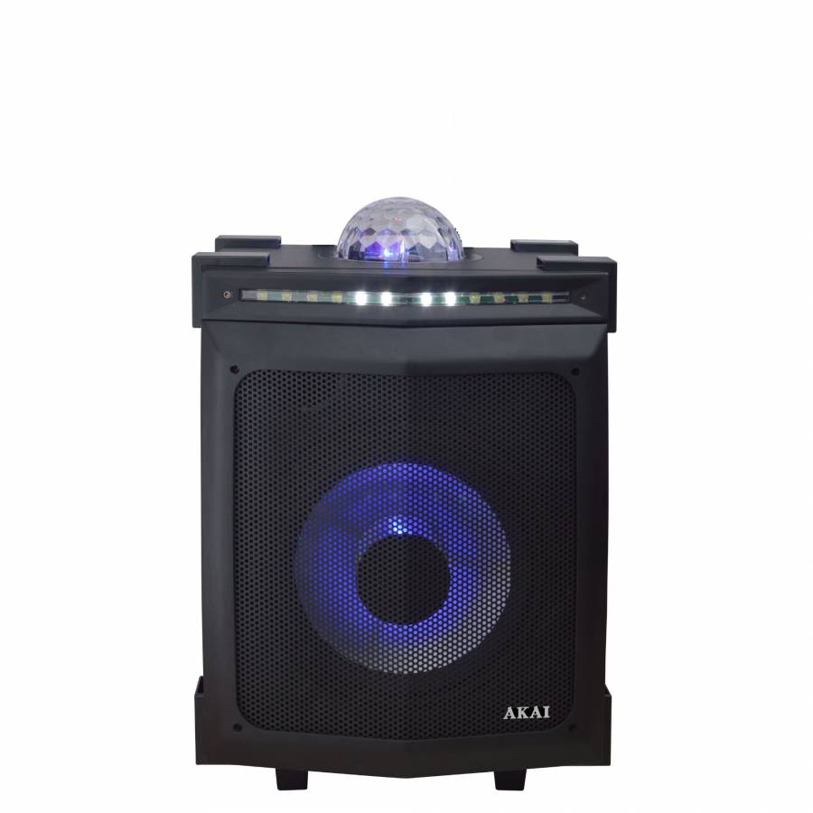 Boxa Portabila Audio, 30w, Bluetooth, Usb, Aux In, Fm, Afisaj Led, Glob Rgb, Karaoke, Troler, Telecomanda, Culoare Negru