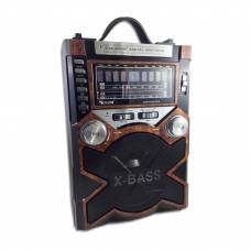 Boxa Portabila, Bluetooth, Sb/ Sd/ Aux/fm Radio, Mp3 Player, Antena Cu Rotire La 360 Grade, Design Compact Si Ergonomic, Acumulator, Retro