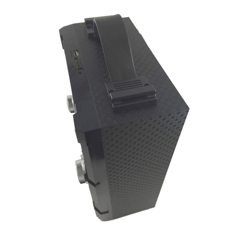 Boxa Portabila, Bluetooth, Sb/ Sd/ Aux/fm Radio, Mp3 Player, Antena Cu Rotire La 360 Grade, Design Compact Si Ergonomic, Acumulator, Retro