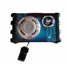 Boxa Portabila Cmik Cu Maner Si Curea De Umar , Cu Port Usb , Tf Card , Aux In Si Telecomanda Inclusa ,  Radio Fm