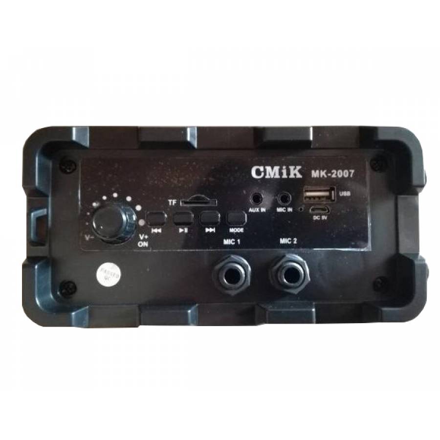 Boxa Portabila Cmik Cu Maner Si Curea De Umar , Cu Port Usb , Tf Card , Aux In Si Telecomanda Inclusa ,  Radio Fm