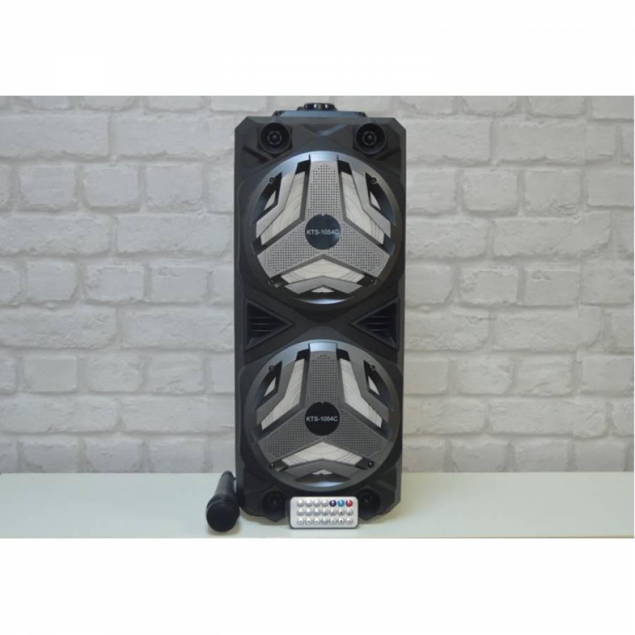 Boxa Bluetooth Portabila 2x10W Negru, Card SD, Port USB