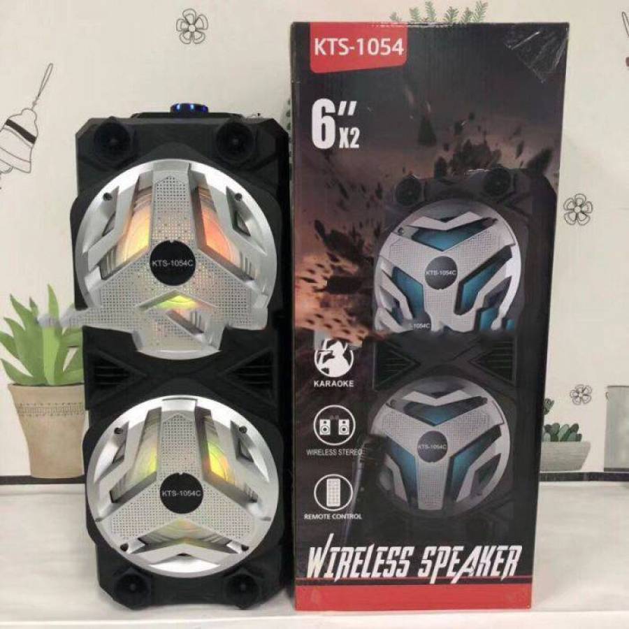 Boxa Bluetooth Portabila 2x10W Negru, Card SD, Port USB