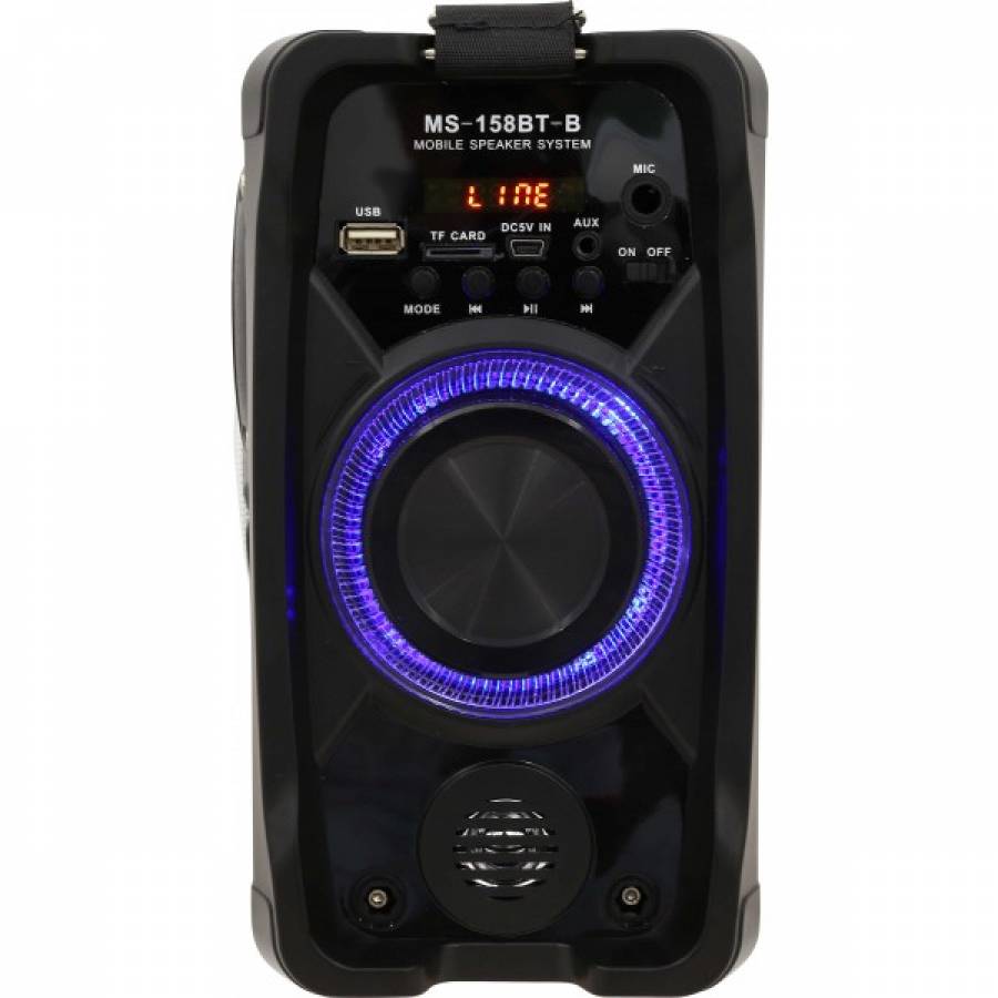 Boxa . Portabila Cu Bluetooth , Multimedia Audio , Microsd Card , Usb , Joc De Lumini