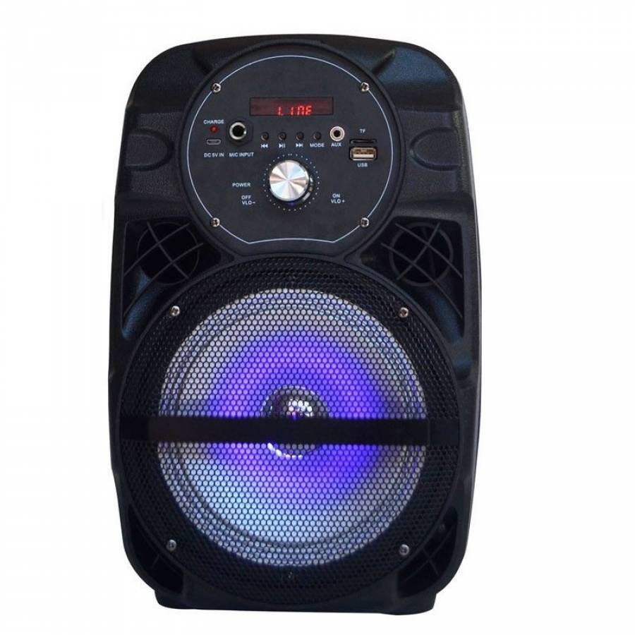 Boxa  Portabila , Cu Bluetooth , Usb , Tf Card , Display Digital  , Telecomanda Si Microfon Cu Fir